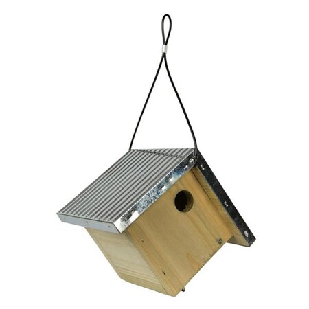 Petpride Galvanized Weathered Wren House - 8.25 x 7.25 x 7.25 in. PE2526961